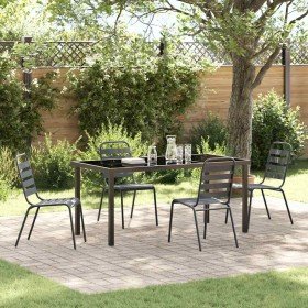 Conjunto de Comedor de Jardín 5 pcs Antracita en Sillas de jardín | Comprar online en Foru.es