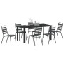 Conjunto de Comedor de Jardín 7 pcs Antracita en Sillas de jardín | Comprar online en Foru.es