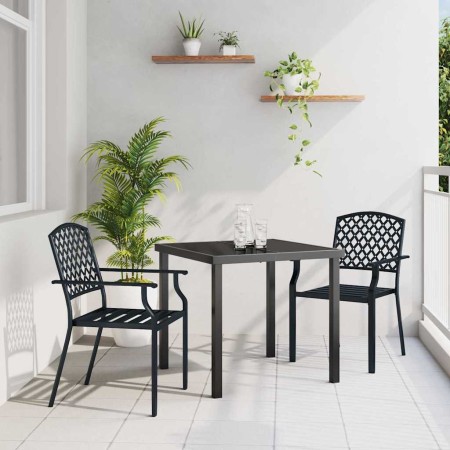 Conjunto de Comedor de Jardín 3 pcs Antracita en Sillas de jardín | Comprar online en Foru.es