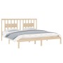 Estructura de cama de madera maciza de pino 200x200 cm de vidaXL, Camas y somieres - Ref: Foro24-3104083, Precio: 129,83 €, D...