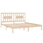 Estructura de cama de madera maciza de pino 200x200 cm de vidaXL, Camas y somieres - Ref: Foro24-3104083, Precio: 129,83 €, D...