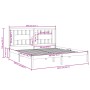 Estructura de cama de madera maciza de pino 200x200 cm de vidaXL, Camas y somieres - Ref: Foro24-3104083, Precio: 129,83 €, D...