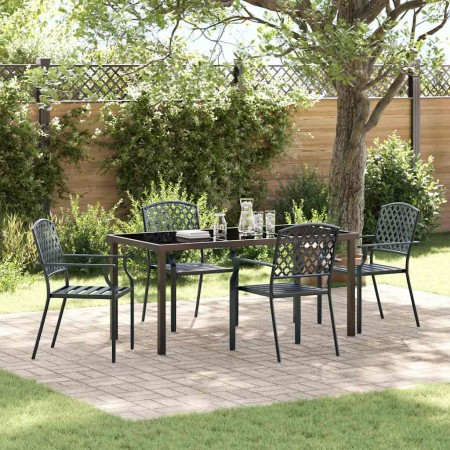 Conjunto de Comedor de Jardín 5 pcs Antracita en Sillas de jardín | Comprar online en Foru.es