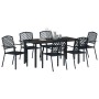 Conjunto de Comedor de Jardín 7 pcs Antracita en Sillas de jardín | Comprar online en Foru.es