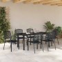 Conjunto de Comedor de Jardín 7 pcs Antracita en Sillas de jardín | Comprar online en Foru.es