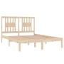 Estructura de cama madera maciza 120x190 cm de vidaXL, Camas y somieres - Ref: Foro24-3104033, Precio: 117,21 €, Descuento: %