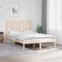Estructura de cama madera maciza de pino 120x190 cm de vidaXL, Camas y somieres - Ref: Foro24-3103968, Precio: 122,34 €, Desc...