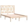 Estructura de cama madera maciza de pino 120x190 cm de vidaXL, Camas y somieres - Ref: Foro24-3103968, Precio: 122,34 €, Desc...