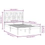 Estructura de cama madera maciza de pino 120x190 cm de vidaXL, Camas y somieres - Ref: Foro24-3103968, Precio: 122,34 €, Desc...