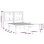 Estructura de cama madera maciza de pino marrón miel 200x200 cm de vidaXL, Camas y somieres - Ref: Foro24-3103956, Precio: 17...