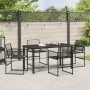 Conjunto de Comedor de Jardín 5 pcs Negro en Sillas de jardín | Comprar online en Foru.es
