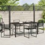 Conjunto de Comedor de Jardín 5 pcs Negro en Sillas de jardín | Comprar online en Foru.es