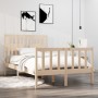 Estructura de cama madera maciza 120x190 cm de vidaXL, Camas y somieres - Ref: Foro24-3104098, Precio: 119,78 €, Descuento: %