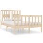 Estructura de cama madera maciza 120x190 cm de vidaXL, Camas y somieres - Ref: Foro24-3104098, Precio: 119,78 €, Descuento: %