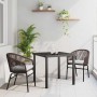Conjunto de Comedor de Jardín 3 pcs Marrón en Sillas de jardín | Comprar online en Foru.es