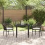 Conjunto de Comedor de Jardín 3 pcs Marrón en Sillas de jardín | Comprar online en Foru.es
