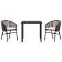 Conjunto de Comedor de Jardín 3 pcs Marrón en Sillas de jardín | Comprar online en Foru.es
