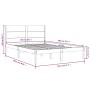 Estructura de cama de madera maciza de pino blanca 140x200 cm de vidaXL, Camas y somieres - Ref: Foro24-3104154, Precio: 187,...