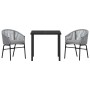 Conjunto de Comedor de Jardín 3 pcs Antracita en Sillas de jardín | Comprar online en Foru.es