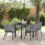 Conjunto de Comedor de Jardín 5 pcs Antracita en Sillas de jardín | Comprar online en Foru.es