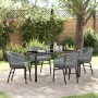 Conjunto de Comedor de Jardín 5 pcs Antracita en Sillas de jardín | Comprar online en Foru.es