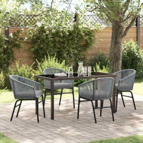 Conjunto de Comedor de Jardín 5 pcs Antracita en Sillas de jardín | Comprar online en Foru.es