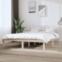 Estructura de cama madera maciza de pino blanco 120x200 cm de vidaXL, Camas y somieres - Ref: Foro24-3104214, Precio: 122,61 ...