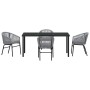 Conjunto de Comedor de Jardín 5 pcs Antracita en Sillas de jardín | Comprar online en Foru.es