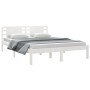 Estructura de cama madera maciza de pino blanco 120x200 cm de vidaXL, Camas y somieres - Ref: Foro24-3104214, Precio: 122,61 ...
