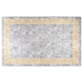 Alfombra lavable antideslizante gris 160x230 cm en Alfombras | Comprar online en Foru.es