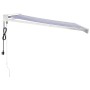Toldo retráctil aluminio y tela azul y blanco 3,5x2,5 m de vidaXL, Toldos - Ref: Foro24-3154572, Precio: 571,52 €, Descuento: %