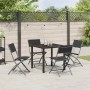 Conjunto de Comedor de Jardín 5 pcs Negro en Sillas de jardín | Comprar online en Foru.es