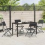 Conjunto de Comedor de Jardín 5 pcs Negro en Sillas de jardín | Comprar online en Foru.es