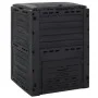 Compostador de jardín negro 280 L polipropileno de vidaXL, Compostadores - Ref: Foro24-152202, Precio: 82,64 €, Descuento: %