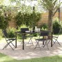 Conjunto de Comedor de Jardín 5 pcs Negro en Sillas de jardín | Comprar online en Foru.es