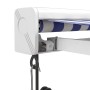 Toldo retráctil aluminio y tela azul y blanco 3,5x2,5 m de vidaXL, Toldos - Ref: Foro24-3154572, Precio: 571,52 €, Descuento: %