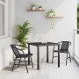 Conjunto de Comedor de Jardín 3 pcs Negro en Sillas de jardín | Comprar online en Foru.es