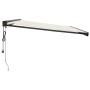Toldo retráctil aluminio y tela color crema 4,5x3 m de vidaXL, Toldos - Ref: Foro24-3154604, Precio: 716,79 €, Descuento: %