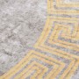 Alfombra lavable antideslizante gris φ120 cm en Alfombras | Comprar online en Foru.es
