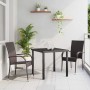 Conjunto de Comedor de Jardín 3 pcs Marrón en Sillas de jardín | Comprar online en Foru.es