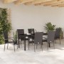Conjunto de Comedor de Jardín 7 pcs Marrón en Sillas de jardín | Comprar online en Foru.es