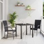 Conjunto de Comedor de Jardín 3 pcs Negro en Sillas de jardín | Comprar online en Foru.es