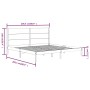 Estructura de cama de madera maciza de pino negra 200x200 cm de vidaXL, Camas y somieres - Ref: Foro24-3104177, Precio: 178,7...