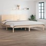 Estructura de cama de madera maciza de pino 200x200 cm de vidaXL, Camas y somieres - Ref: Foro24-3104173, Precio: 170,11 €, D...