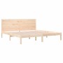 Estructura de cama de madera maciza de pino 200x200 cm de vidaXL, Camas y somieres - Ref: Foro24-3104173, Precio: 170,11 €, D...