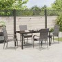 Conjunto de Comedor de Jardín 5 pcs Gris en Sillas de jardín | Comprar online en Foru.es