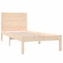 Estructura de cama de madera maciza de pino 90x200 cm de vidaXL, Camas y somieres - Ref: Foro24-3104138, Precio: 88,58 €, Des...