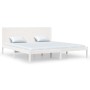 Estructura de cama madera maciza de pino blanco 200x200 cm de vidaXL, Camas y somieres - Ref: Foro24-3104174, Precio: 193,30 ...