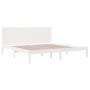 Estructura de cama madera maciza de pino blanco 200x200 cm de vidaXL, Camas y somieres - Ref: Foro24-3104174, Precio: 193,30 ...