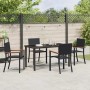 Conjunto de Comedor de Jardín 5 pcs Negro en Sillas de jardín | Comprar online en Foru.es